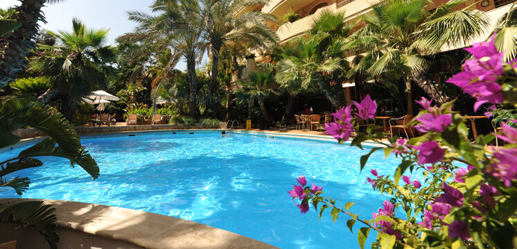 Fortina Spa Resort สลีมา ภายนอก รูปภาพ The pool at the hotel